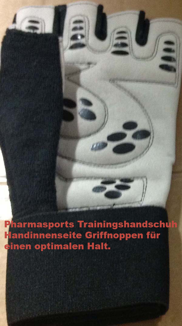 Pharmasports Trainingshandschuhe Noppenansicht